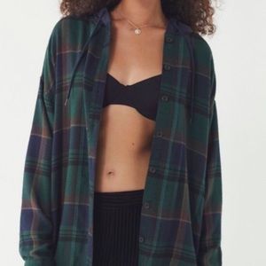Urban Outfitters Hoodie Flannel